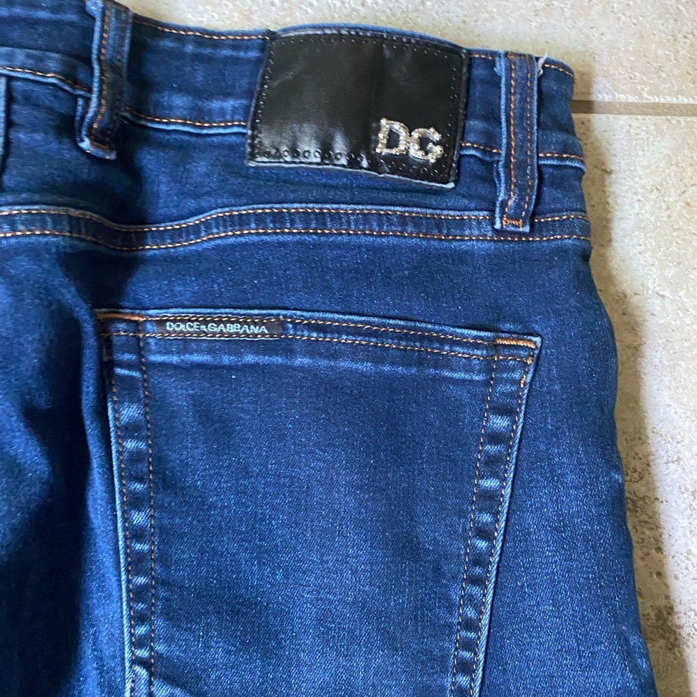 Dolce & Gabbana Men's Blue Jeans, 34x29, Good Condition, Slim Straight - Picture 9 of 9